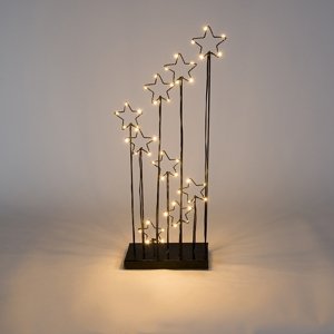 Vianočné svetlá stojace hviezdy 20 LED teplá biela