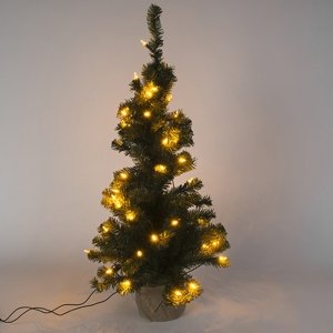Vianočný stromček Borovica malá teplá biela 70cm