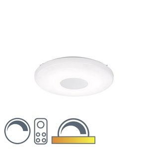 Moderné stropné svietidlo 44cm 40W LED s diaľkovým ovládaním - Una