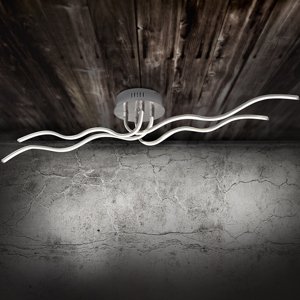 Stropné svietidlo 6,6 W oceľové - Curve Double