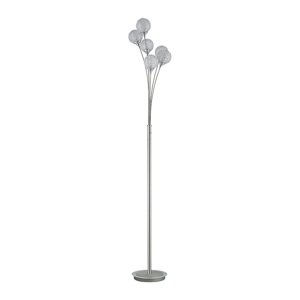 Rovná podlahová lampa v štýle art deco s guľovými svetelnými bodmi - Womble