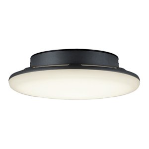 Moderné okrúhle vonkajšie stropné svietidlo antracitové IP54 vrátane LED - Bering
