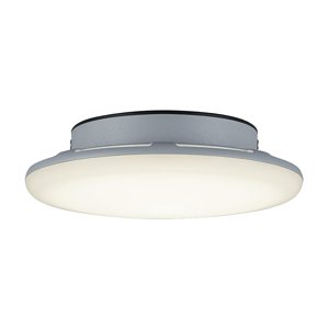 Moderné okrúhle vonkajšie stropné svietidlo sivé IP54 vrátane LED - Bering