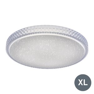 Stropné svietidlo biele s hviezdnou oblohou 60cm vrátane LED 36W s diaľkovým ovládaním - Jona