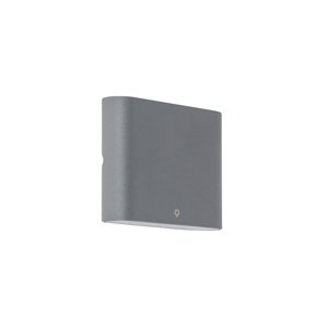 Nástenná lampa antracit 11,5 cm vrátane LED IP65 - Batt