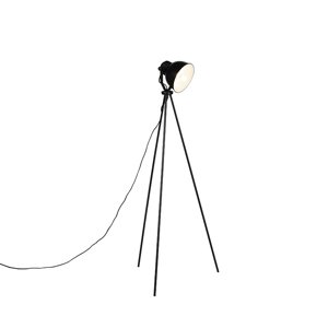 Priemyselná stojaca lampa čierna - Frodo