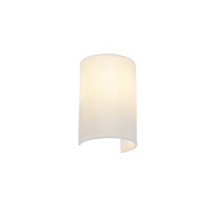 Moderná nástenná lampa biela - Simple Drum Jute