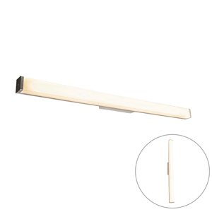 Moderné kúpeľňové nástenné svietidlo oceľové 92 cm IP44 - Cascada