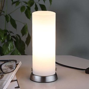 Moderná okrúhla stolná lampa z ocele vrátane 1 x E14 - Andrew