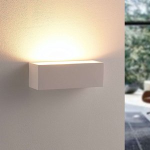 Vidiecka obdĺžniková nástenná lampa vrátane 2 x G9 - Santino