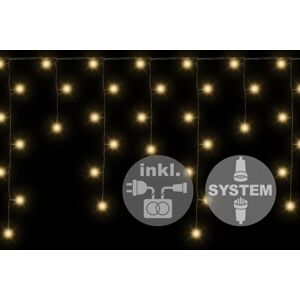 Nexos 2177 diLED svetelný dážď - 80 LED teple biela + napájanie