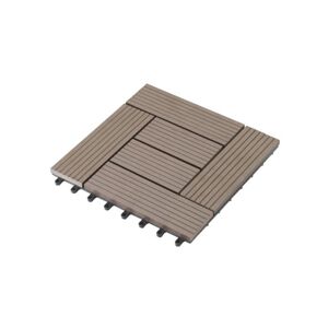 WPC dlaždice G21 Palmyra indický teak 2,3 x 30 x 30 cm