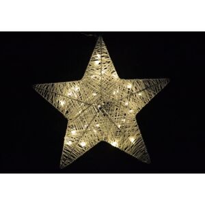 Nexos 28302 Vianočná dekorácia - vianočná hviezda - 35 cm, 30 LED diód