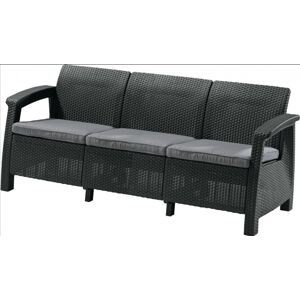 Allibert CORFU LOVE SEAT MAX 2931 Záhradná pohovka - antracit