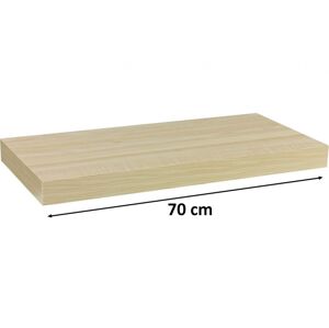 STILISTA VOLATO 31061 Nástenná polica - svetlé drevo 70 cm