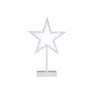 Nexos 33203 Vianočná dekorácia - hviezda - 38 cm, 20 LED