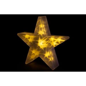 Nexos 33205 Vianočná hviezda s 3D efektom - 35 cm, 20 LED, teplá biela