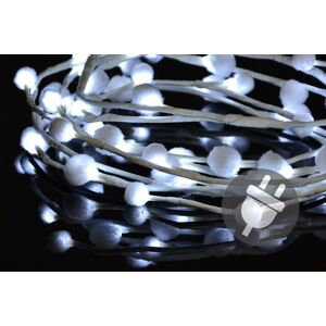 Nexos 33483 Vianočné LED osvetlenie - snehové vločky - 48 LED, studená biela