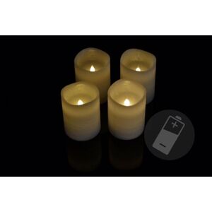 Nexos 33487 Dekoratívna LED sada - 4 adventné sviečky - biela
