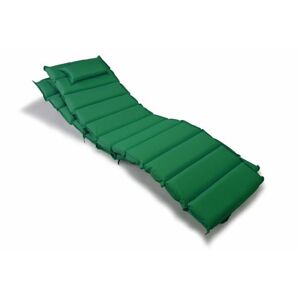 Divero 35878 Sada 2x polstrovanie na lehátko - tmavo zelená