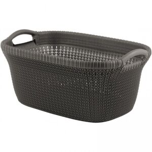 Kôš Curver® KNIT 3677 40L, hnedý, 60x27x39 cm, na bielizeň