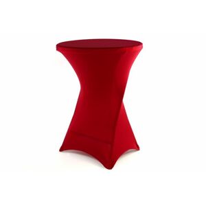 Garthen 37102 Poťah pre vysoký stôl - elastický, vínovo červený 80 x 80 x 110 cm