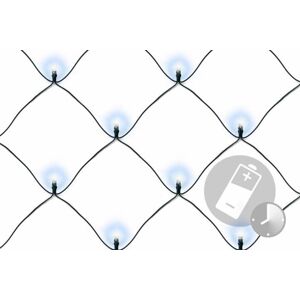 Nexos 39401 Vianočné osvetlenie - LED svetelná sieť 2 x 2 m - studená biela 160 diód