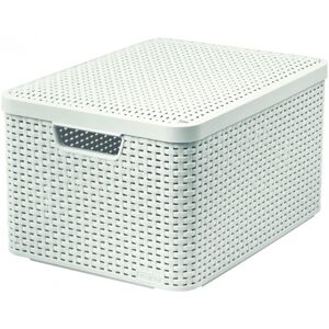 CURVER 41119 Košík box s vekom - L - krémový