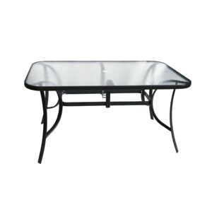 Rojaplast 41360 Záhradný stolík so sklenenou doskou