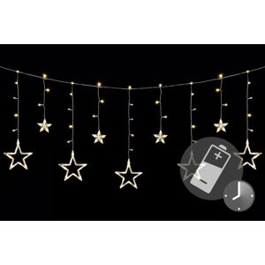Nexos 41713 Vianočná LED reťaz - hviezdy - 138 LED, 2,65 m teple biela