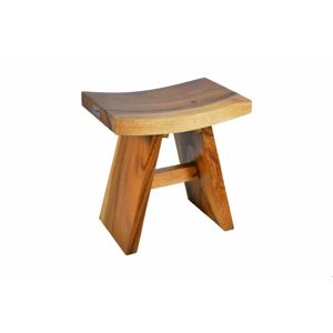 Divero 4260 Stolička z masívneho dreva
