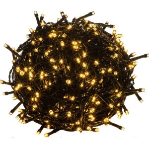 Voltronic 46905 Vianočné LED osvetlenie 5 m - teple biela 50 LED - zelený kábel