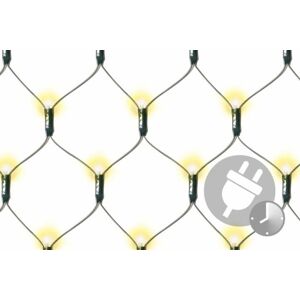 Nexos 47225 Svetelná sieť 128 LED,teplá biela s časovačom, 3 x 3 m