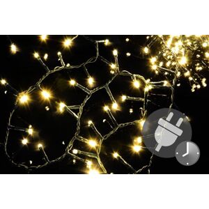Nexos 47227 Vianočné LED osvetlenie 500 diód - bohatá reťaz - teplá biela 10 m