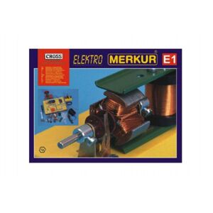 MERKUR E1 Stavebnica elektrina, magnetizmus v krabici 36x28x8cm
