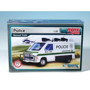 Monti 27 Polícia Renault Trafic Stavebnica 1: 3 v krabici 22x15x6cm