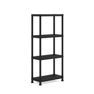 Plastový otvorený regál PLUS 60/4 - 135 x 60 x 30 cm
