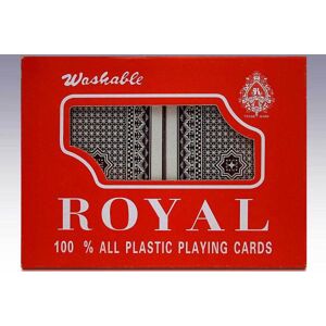 Pokerové karty 100 % plast - sada 2 ks