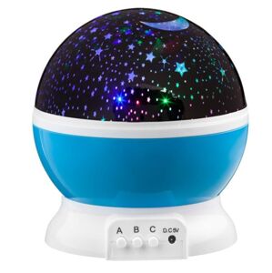 LED Star Light projektor nočnej oblohy - modrá
