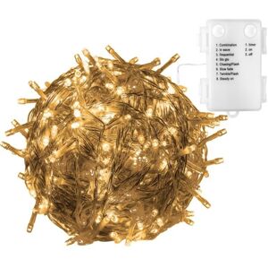 VOLTRONIC® 59579 Vianočné LED osvetlenie 10 m - teple biela 100 LED BATÉRIE