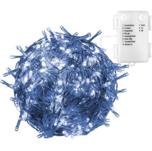 VOLTRONIC® 59581 Vianočné LED osvetlenie 10 m - studená biela 100 LED BATÉRIE