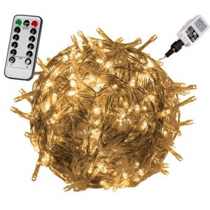 VOLTRONIC® 59751 Vianočné LED osvetlenie 5 m - teple biela 50 LED + ovládač