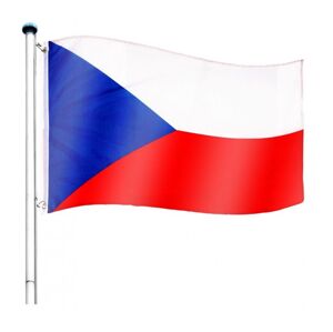 Vlajkový stožiar vrátane vlajky Česká republika - 650 cm