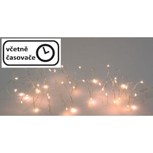 Nexos 64192 Vianočné LED osvetlenie - 6 m, 60 LED, teplá biela
