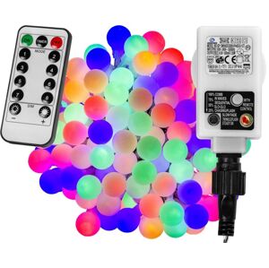 VOLTRONIC Párty osvetlenia 5 m, 50 LED, farebné, ovládač