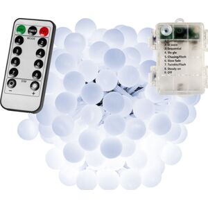 VOLTRONIC 67314 Párty osvetlenie - 20 m, 200 LED diód, studené biele, na batérie