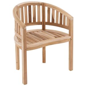 Divero 71798 Záhradné teakové kreslo, 83 x 68 x 48 cm