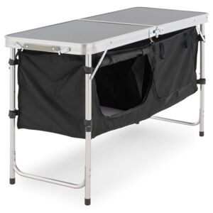 Divero 73139 Multifunkčný skladací kempingový stôl - 2 úložné boxy