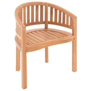Divero 73788 Stolička - ošetrený teak