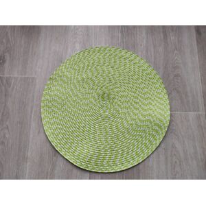 Prestieranie okrúhle 38 cm - zelenobiele
